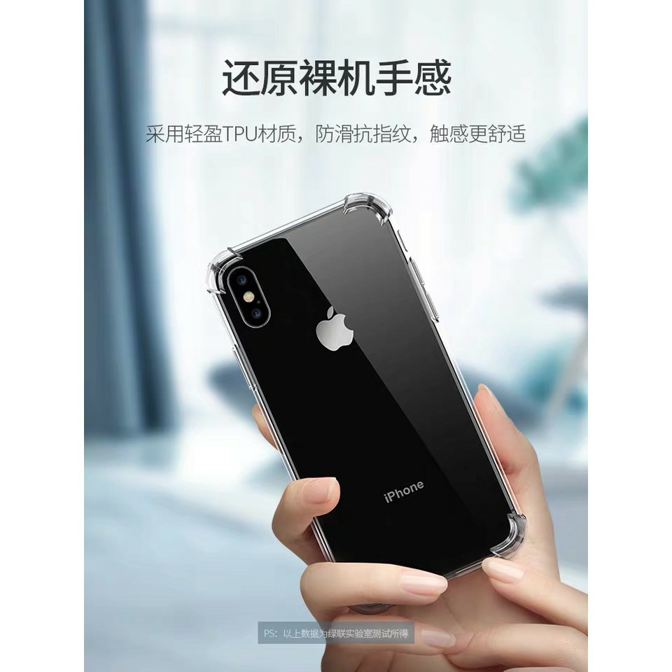 Ốp điện thoại trong suốt cao cấp cho iphone 11 pro max xs x se2 6 7 8 plus | BigBuy360 - bigbuy360.vn