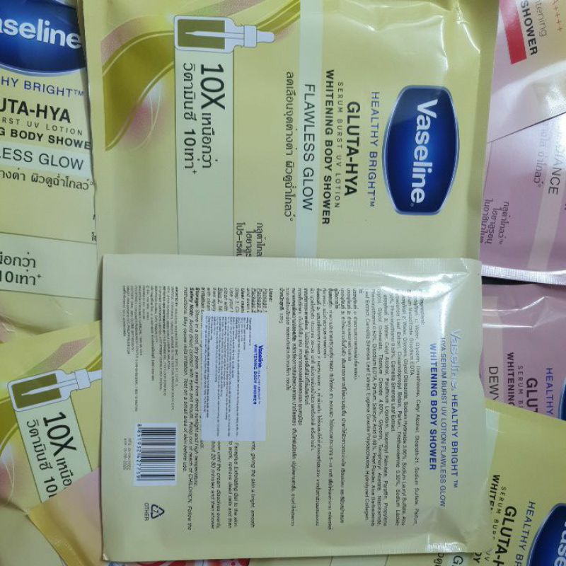 Kem tắm trắng da Vaseline Thái Lan whitening body shower 120gr