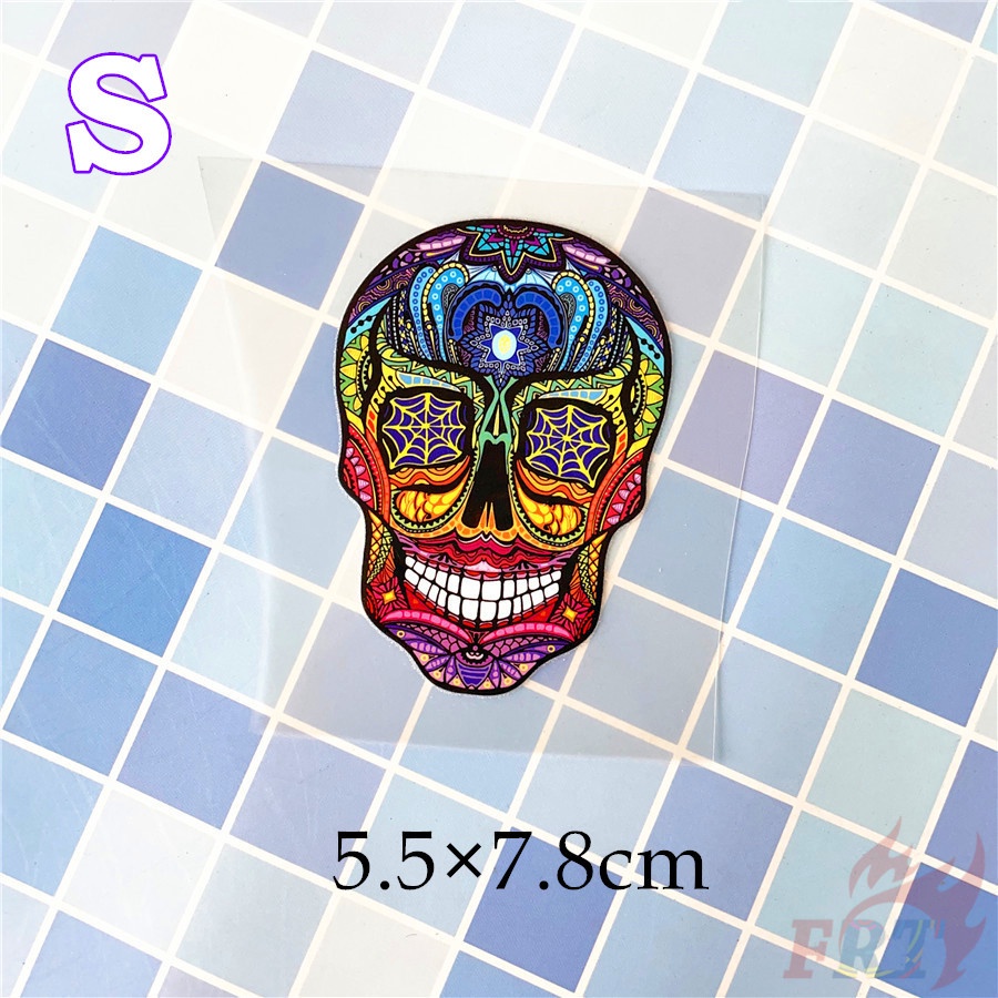 ✪ Sticker Dán Tường Hình Đầu Lâu ✪ 1 Miếng Dán Trang Trí Công Tắc Nhiệt