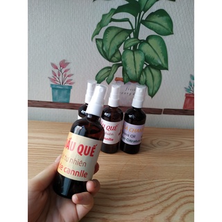 Combo 2 chai tinh dầu quế xịt phòng, chai 100ml