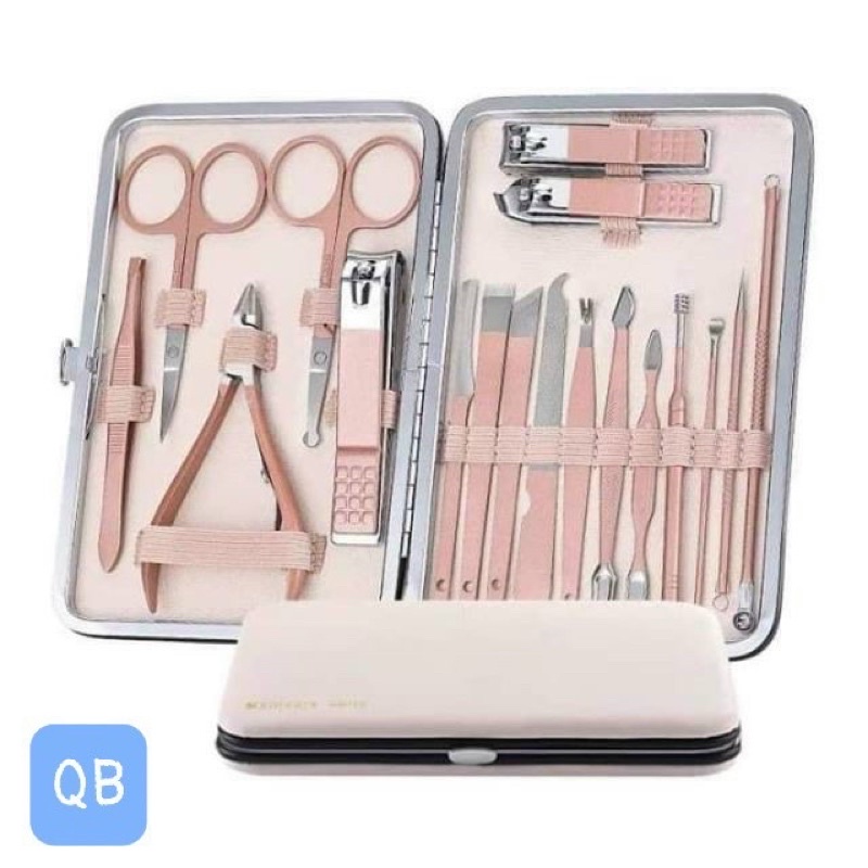 Bấm móng tay hồng 18cps siêu xinh nhỏ gọn tiện lợi