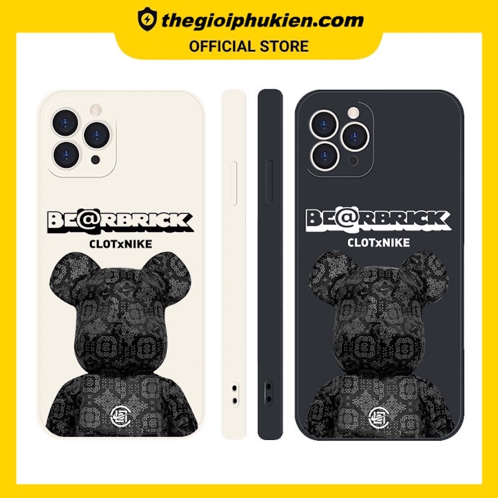 Ốp lưng iphone cạnh vuông hình bearbrick dành cho iphone 6/6plus/6s/6splus/7/7plus/8/8plus/x/xr/xs/11/12/pro/max - e01