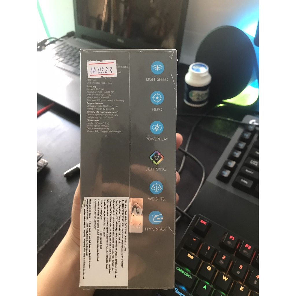 Chuột Logitech G502 hero wireless hàng chính hãng LOGITECH
