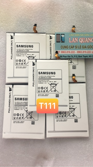Pin máy tính bảng galaxy  samsung  tab T111/T116 zin