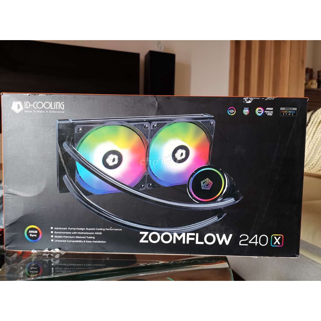 BỘ TẢN NHIỆT NƯỚC ID-COOLING ZOOMFLOW 240X ARGB - NEW