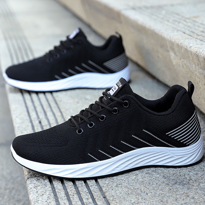 Giày Sneaker Nam, Giày Thể Thao Nam EVIL SPORT Màu Đen Black Rẻ Đẹp - ESRDBLACK