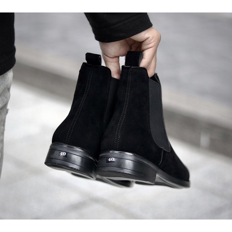 (TẶNG LÓT TĂNG CHIỀU CAO) Chelsea boot da lộn full, bảo hành 6 tháng | BigBuy360 - bigbuy360.vn