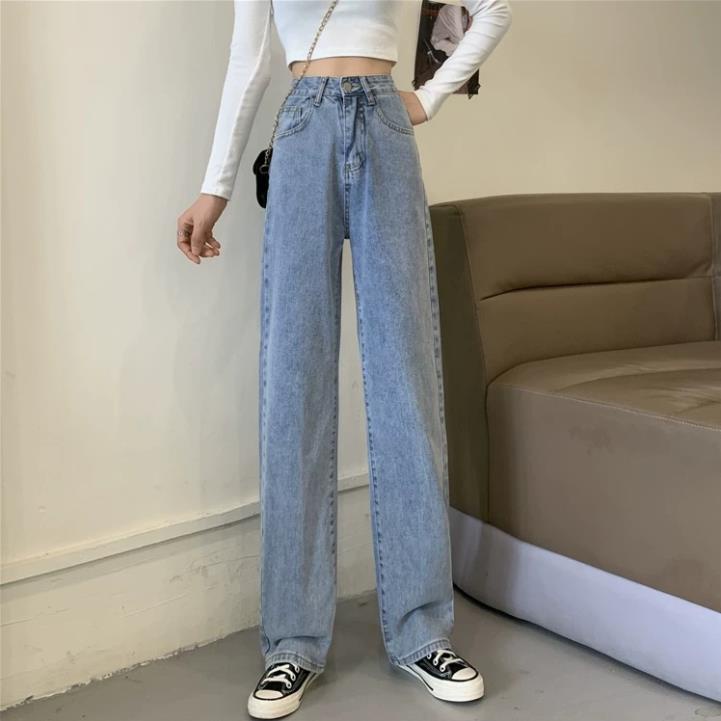 Quần bò baggy nữ quần jean baggy nữ quần jeans nữ lưng cao cạp cao quần nữ đẹp 3 size S M L hot 2022 HoHaJean22 | BigBuy360 - bigbuy360.vn