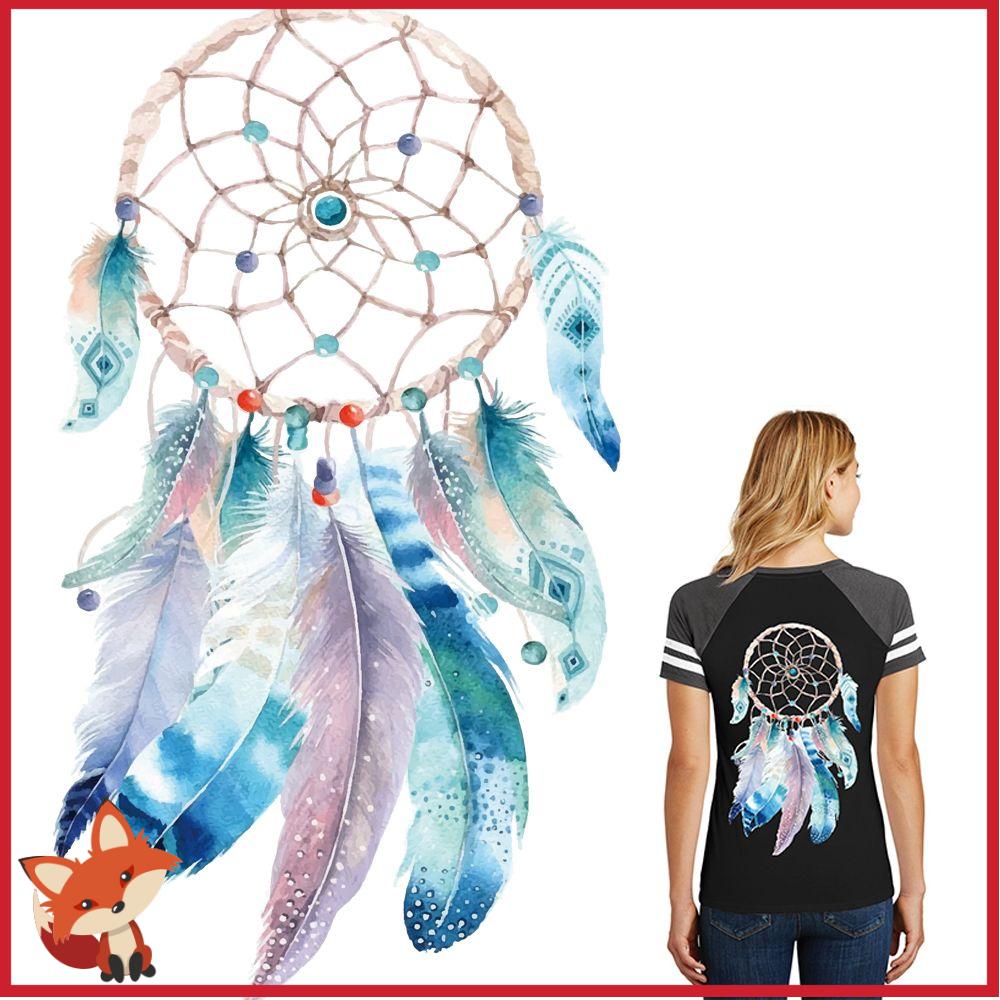 Miếng Dán Ủi Trang Trí Quần Áo Hình Dreamcatcher Độc Đáo Dễ Giặt DIY