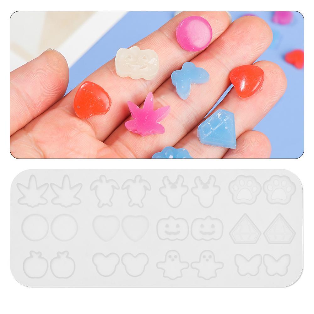 Khuôn Làm Bánh Chất Liệu Silicone Tự Làm Dễ Thương|Khuôn Nhựa Làm Bông Tai Handmade