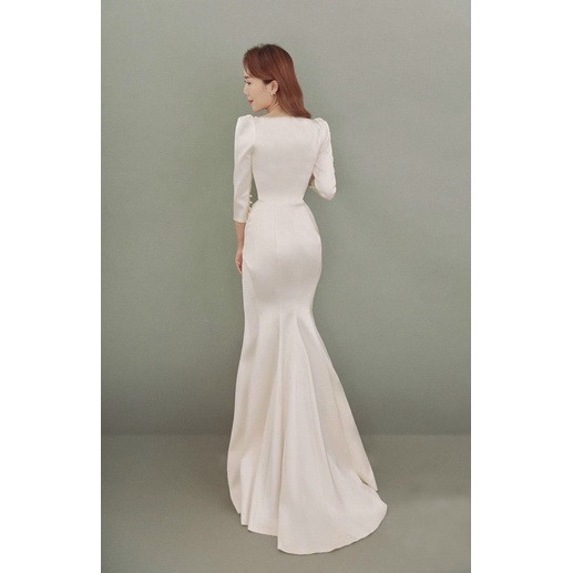 ĐẦM DẠ HỘI BODY DUÔI CÁ XẾP LY XẺ ĐÙI full size S/M/L/XL . ( video và ảnh do chủ shop tự chụp 100000%)