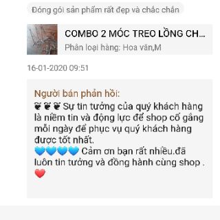 COMBO 4 MÓC TREO LỒNG CHIM INOX CAO CẤP