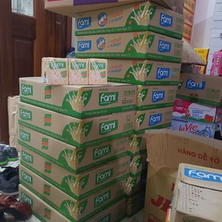 Thùng 36 hộp sữa đậu nành nguyên chất/Canxi Fami 200ml