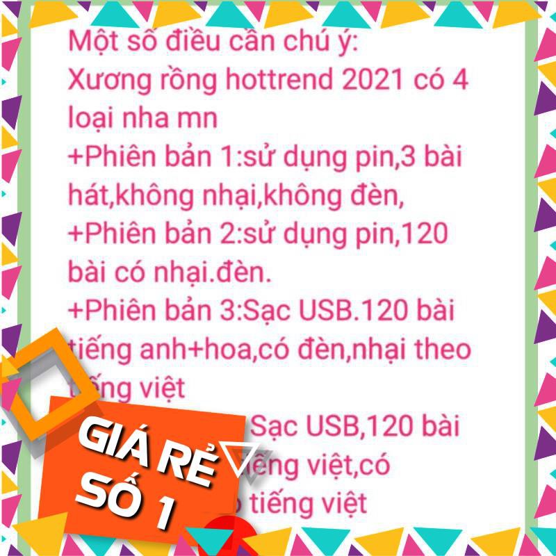 [TẶNG PIN 120BÀI] Cây xương rồng biết hát 120 bài biết nói theo tiếng người