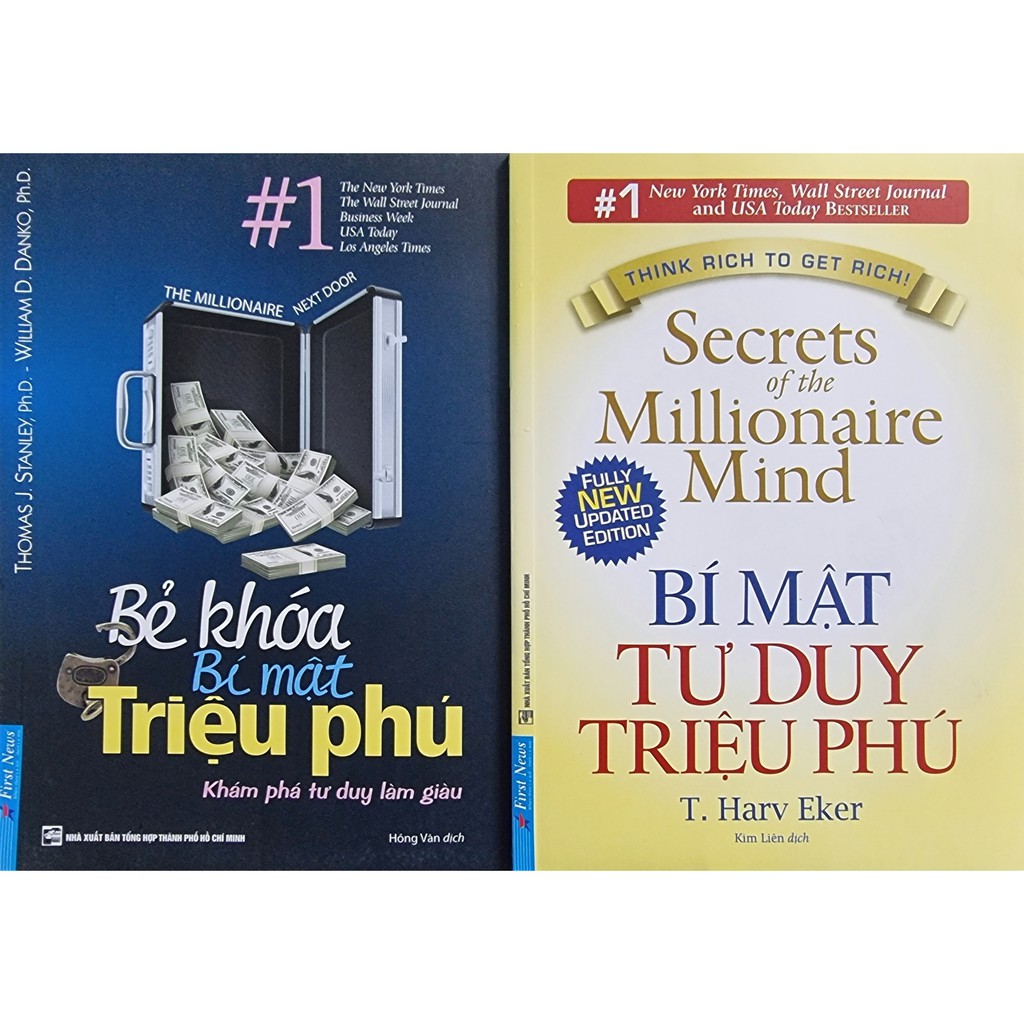 Sách Combo 2 Cuốn: Bẻ Khóa Bí Mật Triệu Phú + Bí Mật Tư Duy Triệu Phú