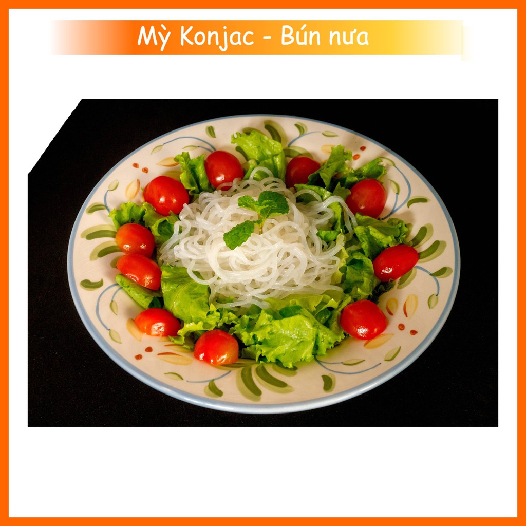 Mỳ Konjac / Bún nưa mì nưa Konjac HỘP ĐƠN SỢI RỜI 150g, phù hợp cho người ăn kiêng Keto - Eatclean