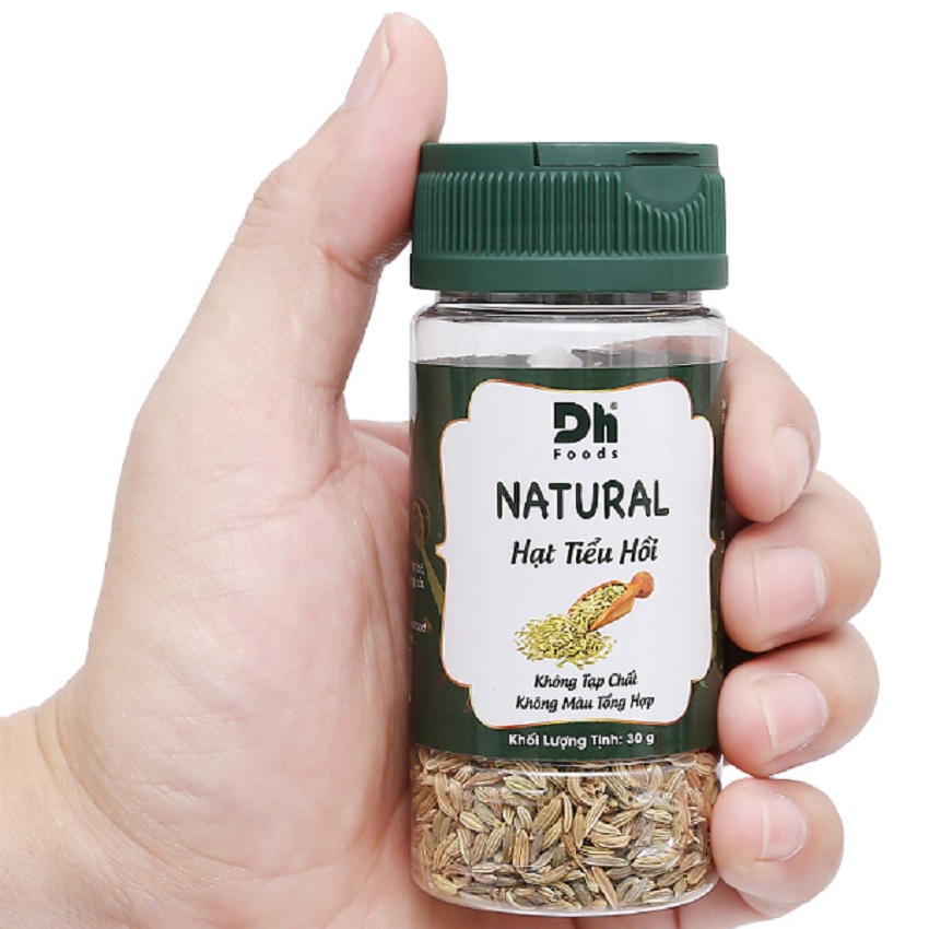 ( COMBO 3 HŨ) NATURAL Hạt Tiểu Hồi 30gr Dh Foods có vị cay, mùi thơm, tính hàn thường sử dụng làm gia vị, thuốc đông y