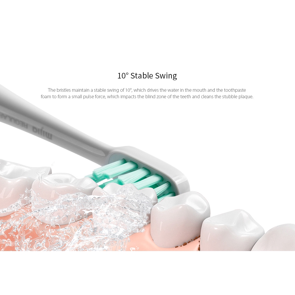 Bàn chải đánh răng điện sóng âm Xiaomi T300 không dây chống nước sạc USB