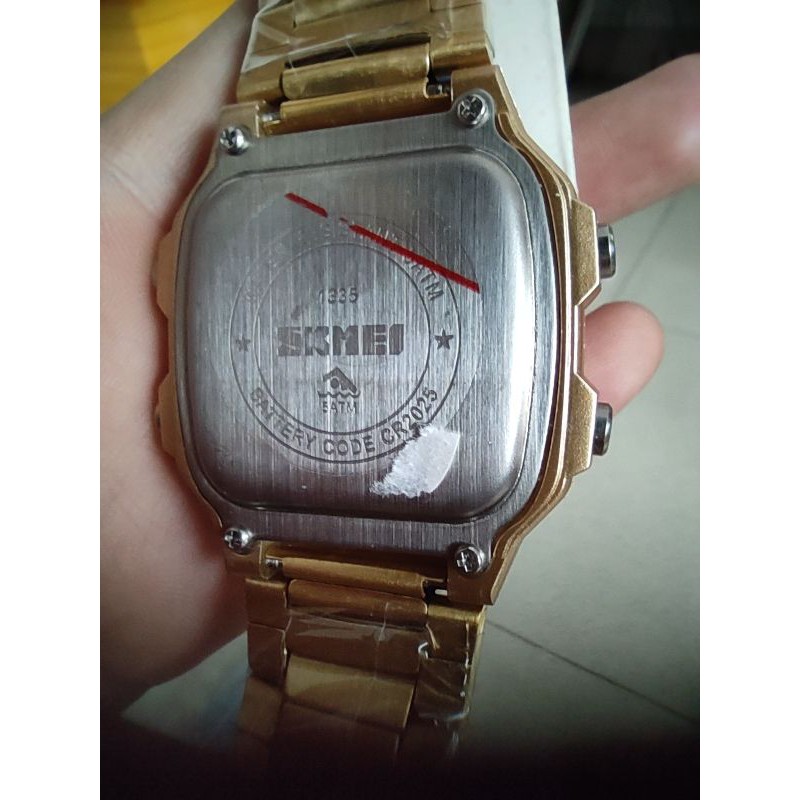 Đồng Hồ Nam Chính Hãng SKMEI S135 điện tử dây INOX Chống nước tốt tuyệt đối - D8- | BigBuy360 - bigbuy360.vn