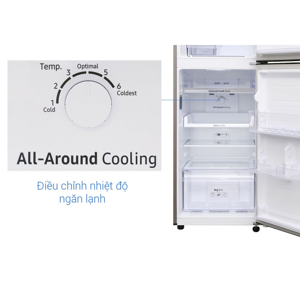 Tủ lạnh Samsung Inverter 236 lít RT22M4040DX/SV Điện Máy Hải Đăng HN