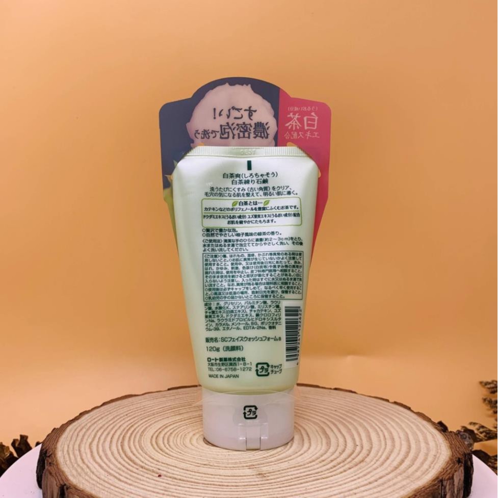 Sữa Rửa Mặt Trà Xanh Rohto Shirochasou Green Tea Foam 120g Hàng Nhật Tokyo Mart | BigBuy360 - bigbuy360.vn