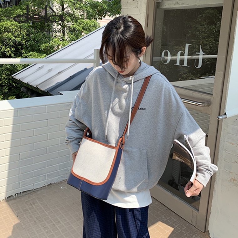 Dela Túi Xách Sức Chứa Lớn Mẫu Mới Thời Trang Thu Đông Cho Nữ