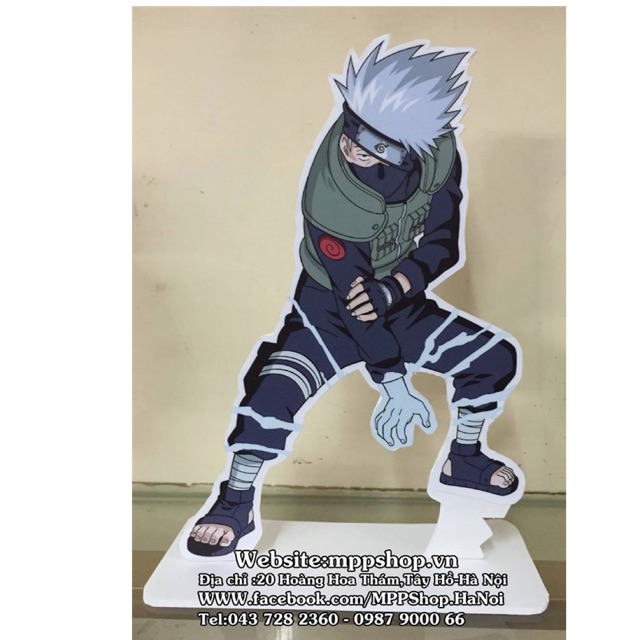 Standee để bàn kakashi cao 17cm chất phomex