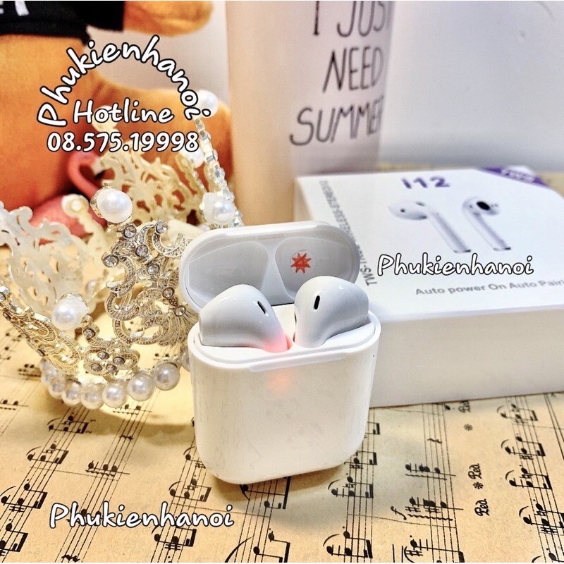 Tai Nghe Không Dây i12 TWS PKH112 , Cảm ứng nhạy, âm thanh siêu hay | BigBuy360 - bigbuy360.vn