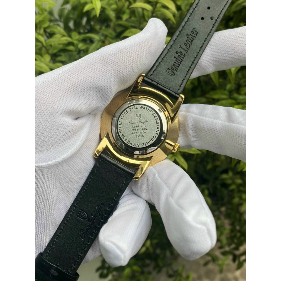 Đồng Hồ Nam Oasis Pacifier 6396G, Dây Da  , Mặt Hình Bản Đồ, Size 40mm