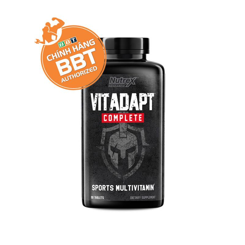 Nutrex Vitadapt Vitamin Tổng Hợp Thể Thao, Bổ Sung Đầy Đủ Vitamin & Khoáng Chất Thiết Yếu Cho Cơ Thể, 90 viên