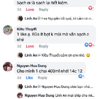 Nước rửa bát chén Bồ Hòn