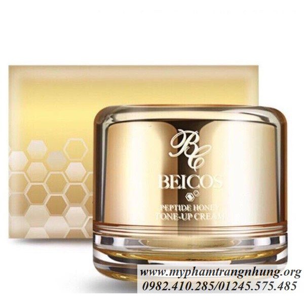 KEM DƯỠNG LÀM TRẮNG DA BEICOS PEPTIDE HONEY TONE UP CREAM