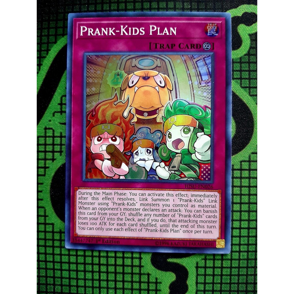 THẺ BÀI YUGIOH  -Prank-Kids Plan - HISU-EN026 - Super Rare 1st Edition