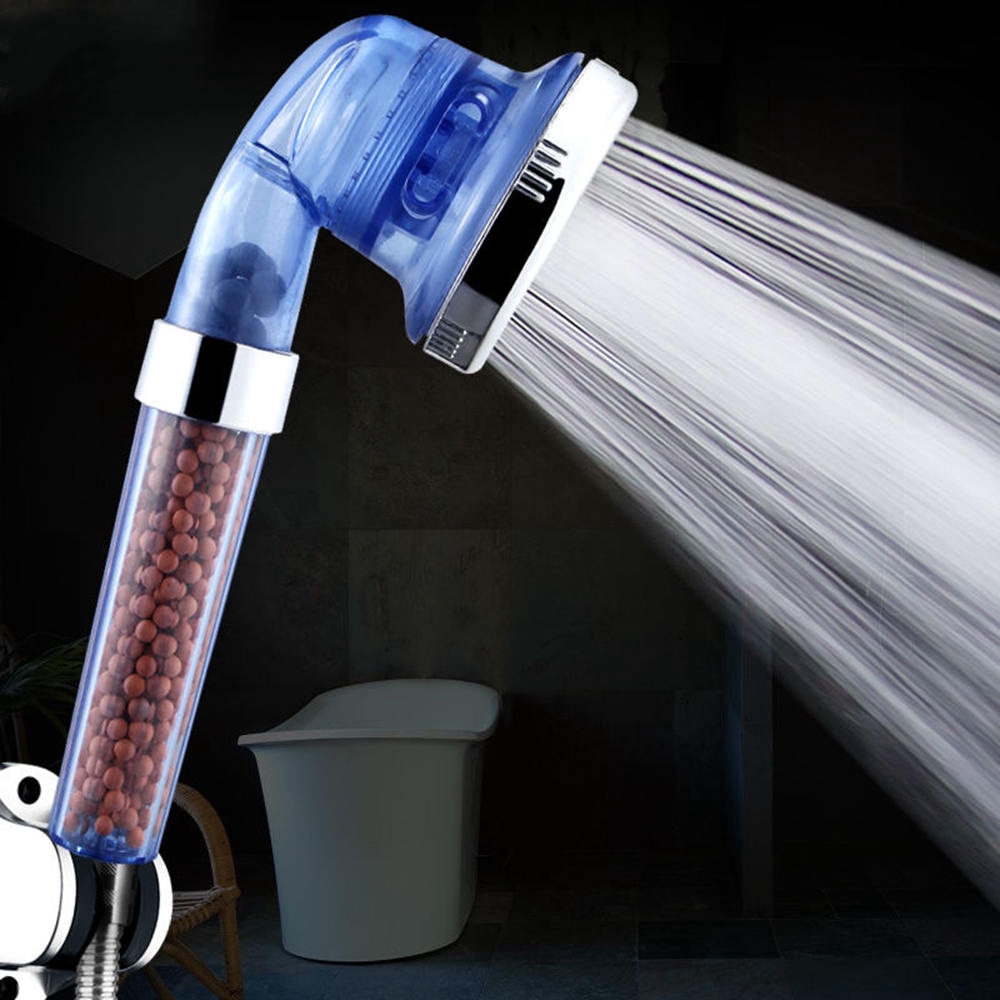 3 Modes Shower Head High Pressure Water Saving Filtered Ionic SPA Shower