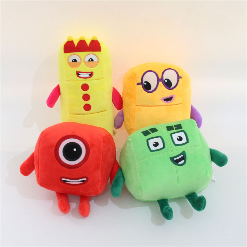 Búp bê nhồi bông hình nhân vật phim Numberblock dễ thương thích hợp làm quà tặng cho trẻ em