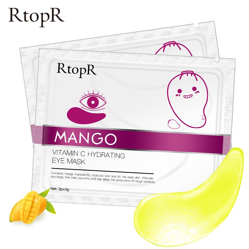 Bộ 2 Gói Mặt Nạ Mắt Rtopr Chiết Xuất Từ Xoài Và Vitamin C Cấp Ẩm Chống Nếp Nhăn Và Quầng Thâm