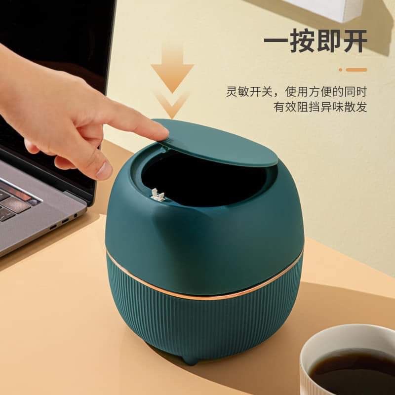 THÙNG RÁC MINI ĐỂ BÀN SIÊU HOT HÌNH GẤU- Tặng Kèm Sticker