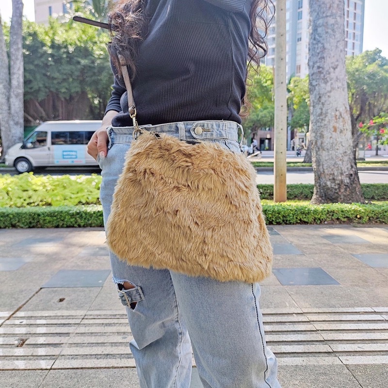 TÚI SI ĐEO CHÉO LÔNG MỀM