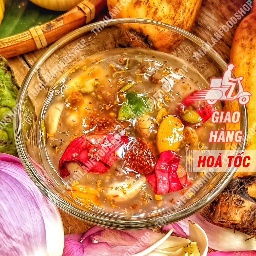 Set Súp Củ Sen Thực Dưỡng( Bột Củ Sen Mix Hạt Dinh Dưỡng Trái Cây ) - 1 Set