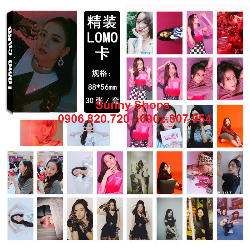 Lomocard 30tấm hình có hộp nhóm BlackPink và thành viên Jennie, Jisoo, Lisa, Rose | BigBuy360 - bigbuy360.vn