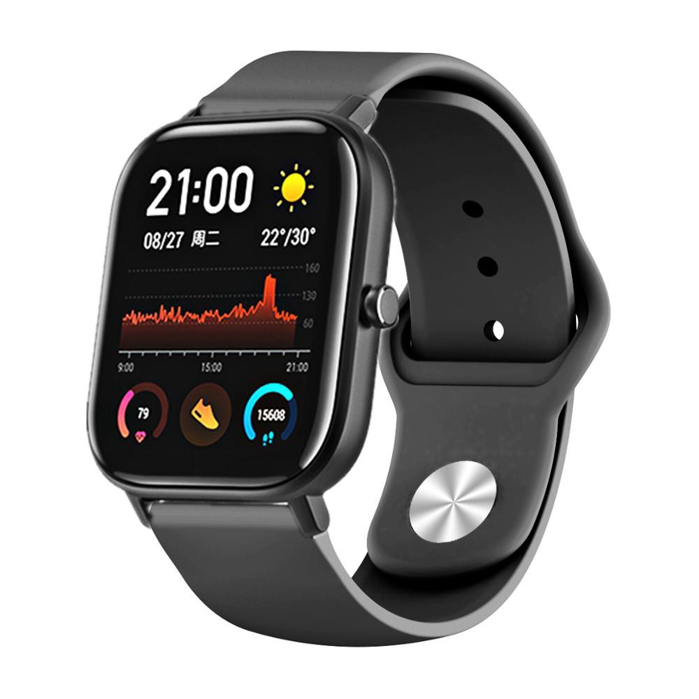 Dây đeo thay thế jansin chất liệu silicon thiết kế nhiều lỗ thời trang cho Huami Amazfit Gts