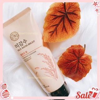 Sửa Rửa Mặt Gạo - Rice Water Bright Cleansing Foam The Face Shop