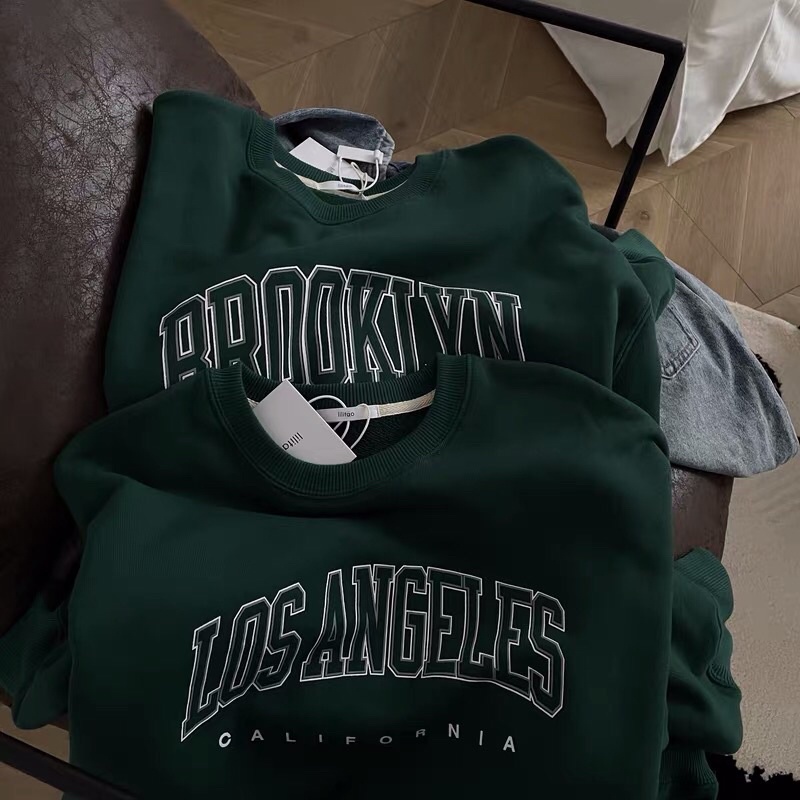 [ORDER] Áo sweater nỉ bông basic