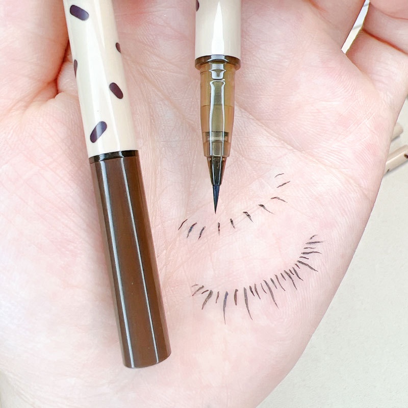 Bút Kẻ Mắt Dạng Lỏng Siêu Mịn / Xám / Nâu Mượt Mà Chống Nước Lâu Trôi