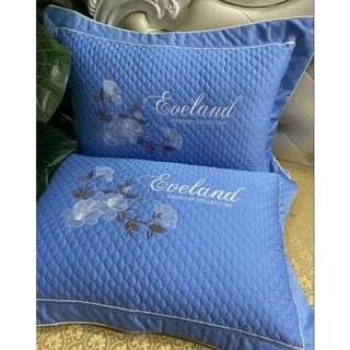 Gối ngủ có kèm ruột (gồm cả ruột và vỏ áo gối) kích thước 50 x 68cm xanh kiểu vảy cá 1 chiếc