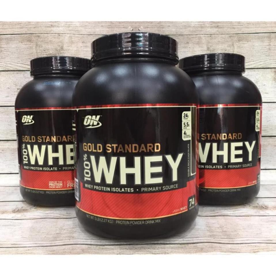 Whey Protein GOLD STANDARD ON 5Lbs - 2,3kg  Sữa Tăng Cơ Phát Triển Cơ Bắp Tối Ưu, Nhập USA 100%