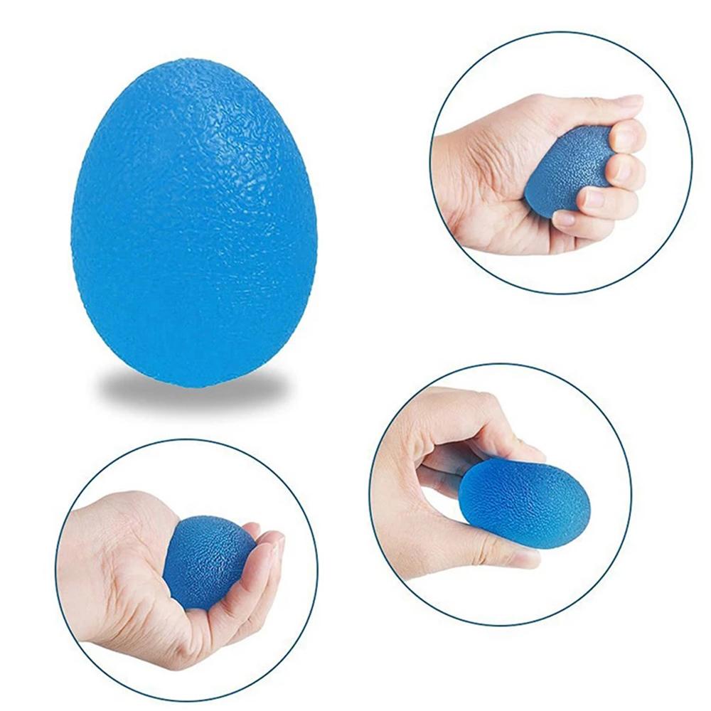 Quả Trứng Silica Gel Hỗ Trợ Luyện Tập Cơ Ngón Tay Cho Nam Nữ