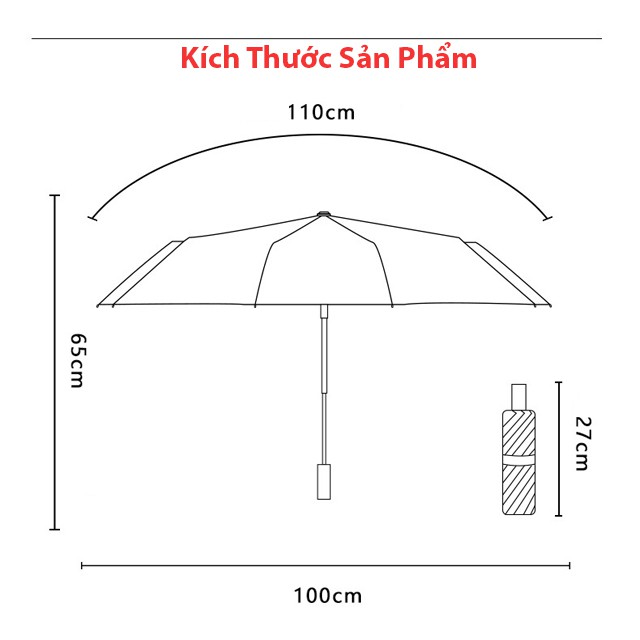 Ô GẤP HOẠ TIẾT HOA CÚC , UV CHỐNG TIA UV CỰC TỐT