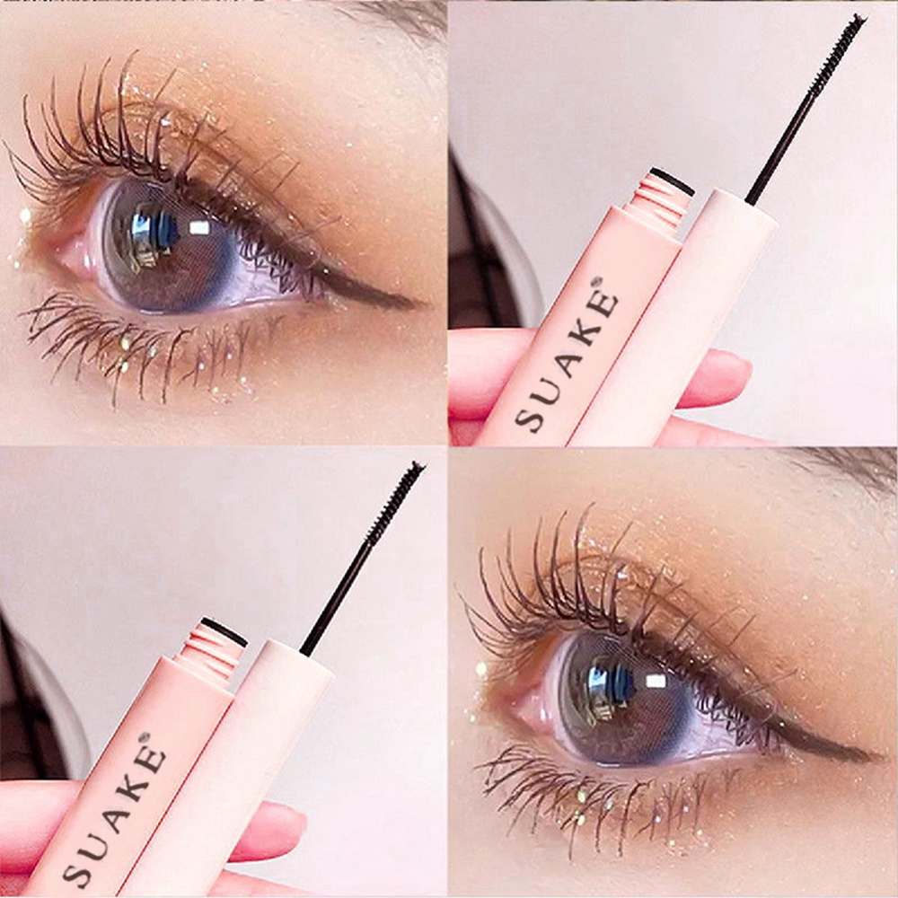 [Hàng mới về] Mascara sợi tơ 4D siêu mịn chống thấm nước làm dài và dày mi trang điểm tự nhiên