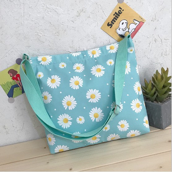 Túi vải tote - túi hoa cúc chống thấm Quảng Châu 1hitshop MKZ63